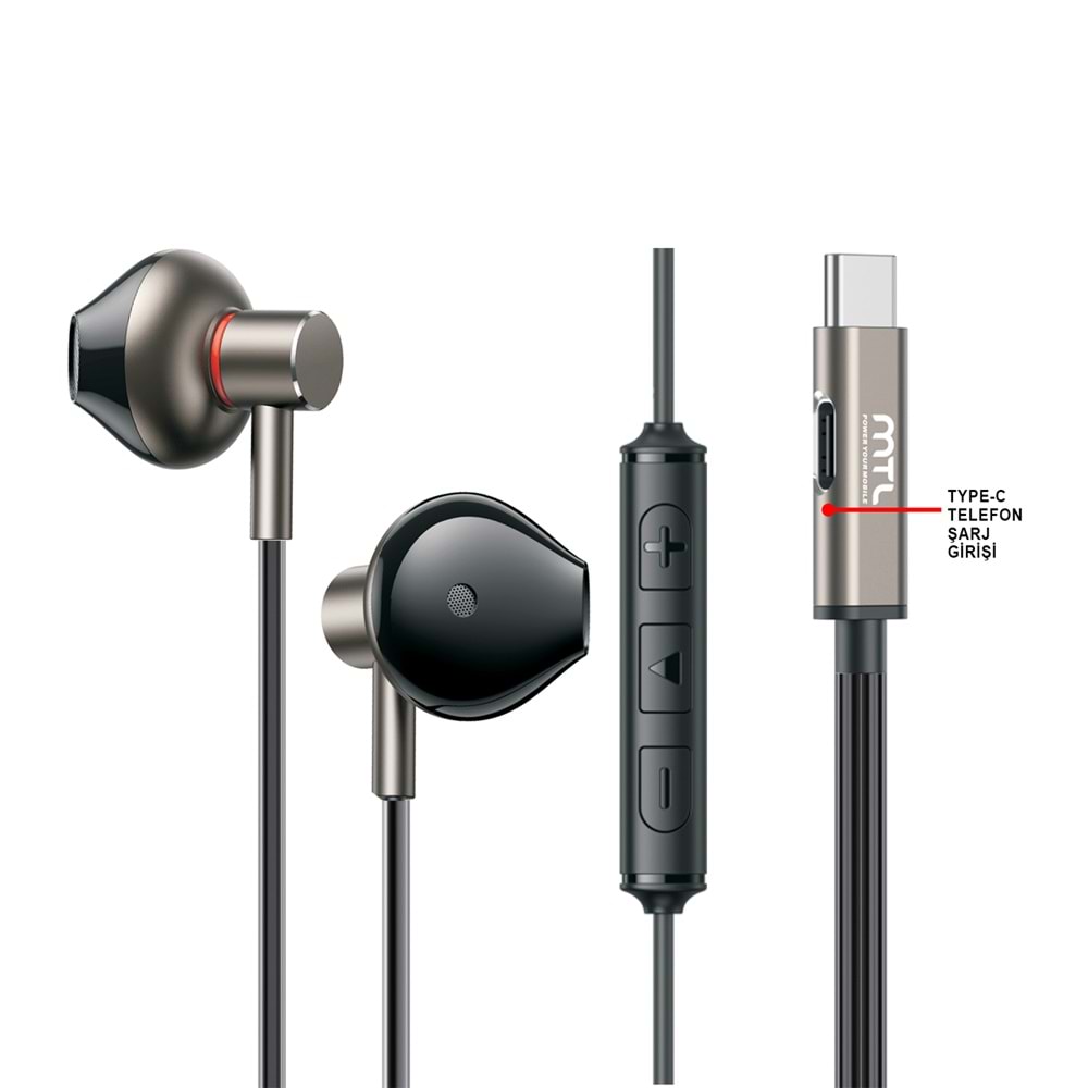 MT255 TYPE C + ŞARJ KABLOLU KULAKLIK