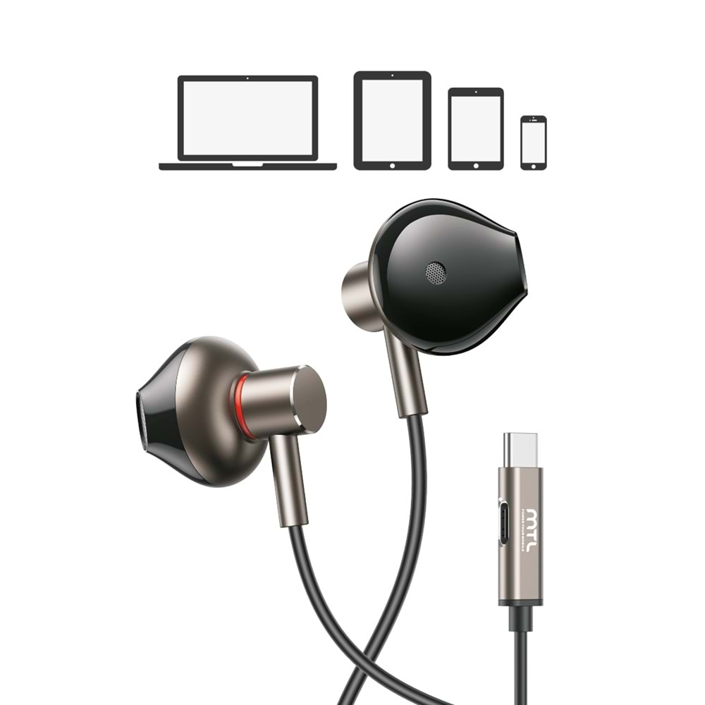 MT255 TYPE C + ŞARJ KABLOLU KULAKLIK