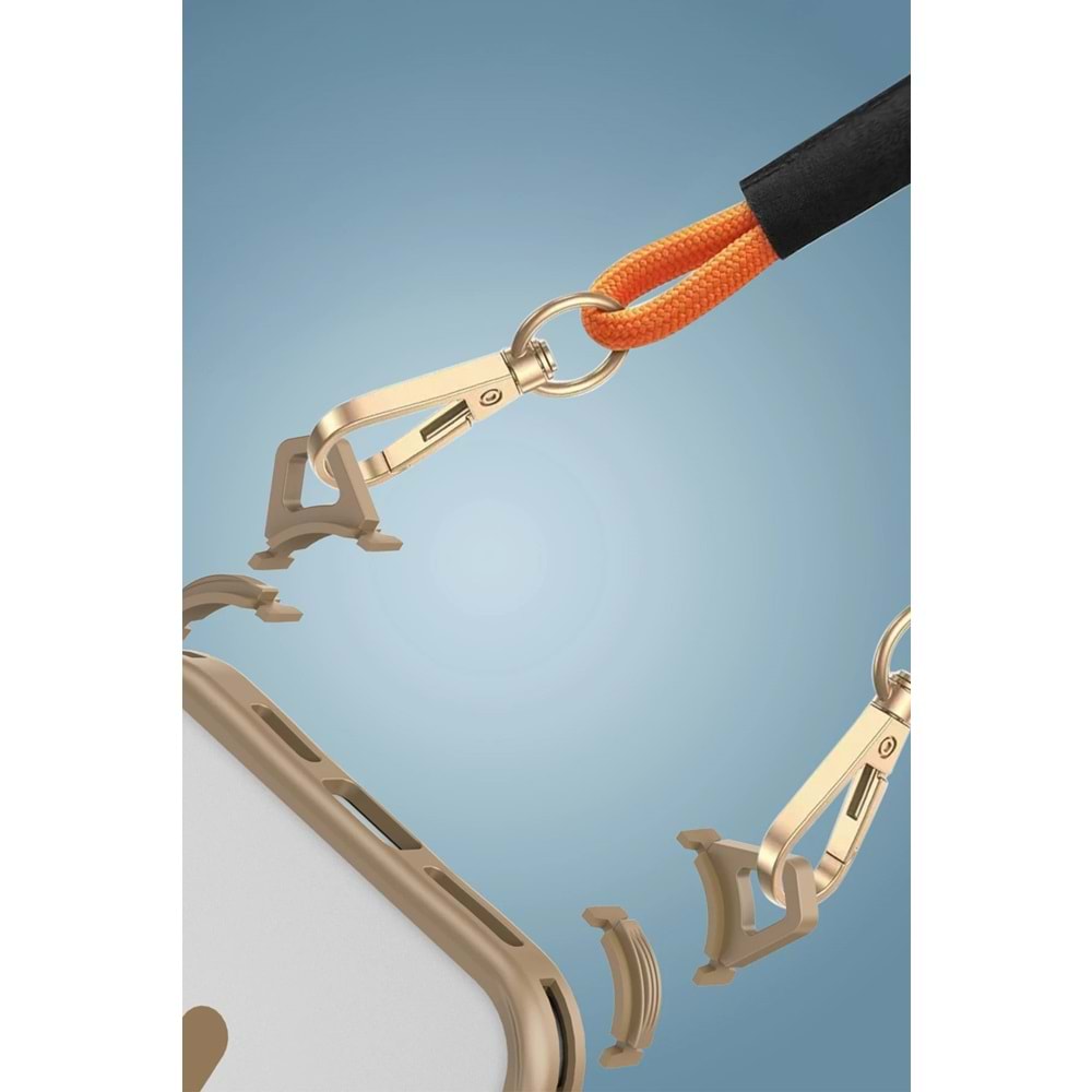 IPHONE 16 PRO MAGSAFE UYUMLU ÖZEL BOYUN ASKI İPİ APARATLI SKY-101 TELEFON KILIF