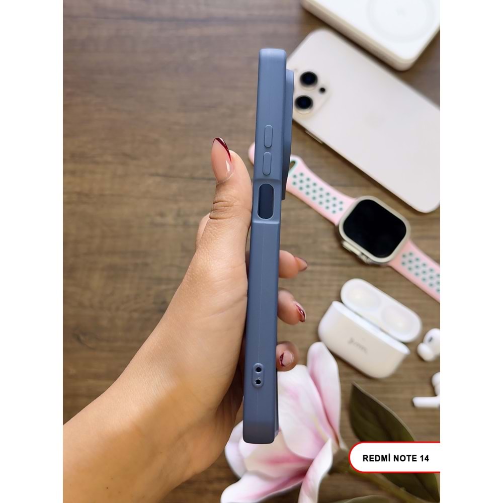 XİAOMİ REDMİ NOTE 14 5G RENK ATMAYAN KEEP SİLİKON KILIF - LACIVERT