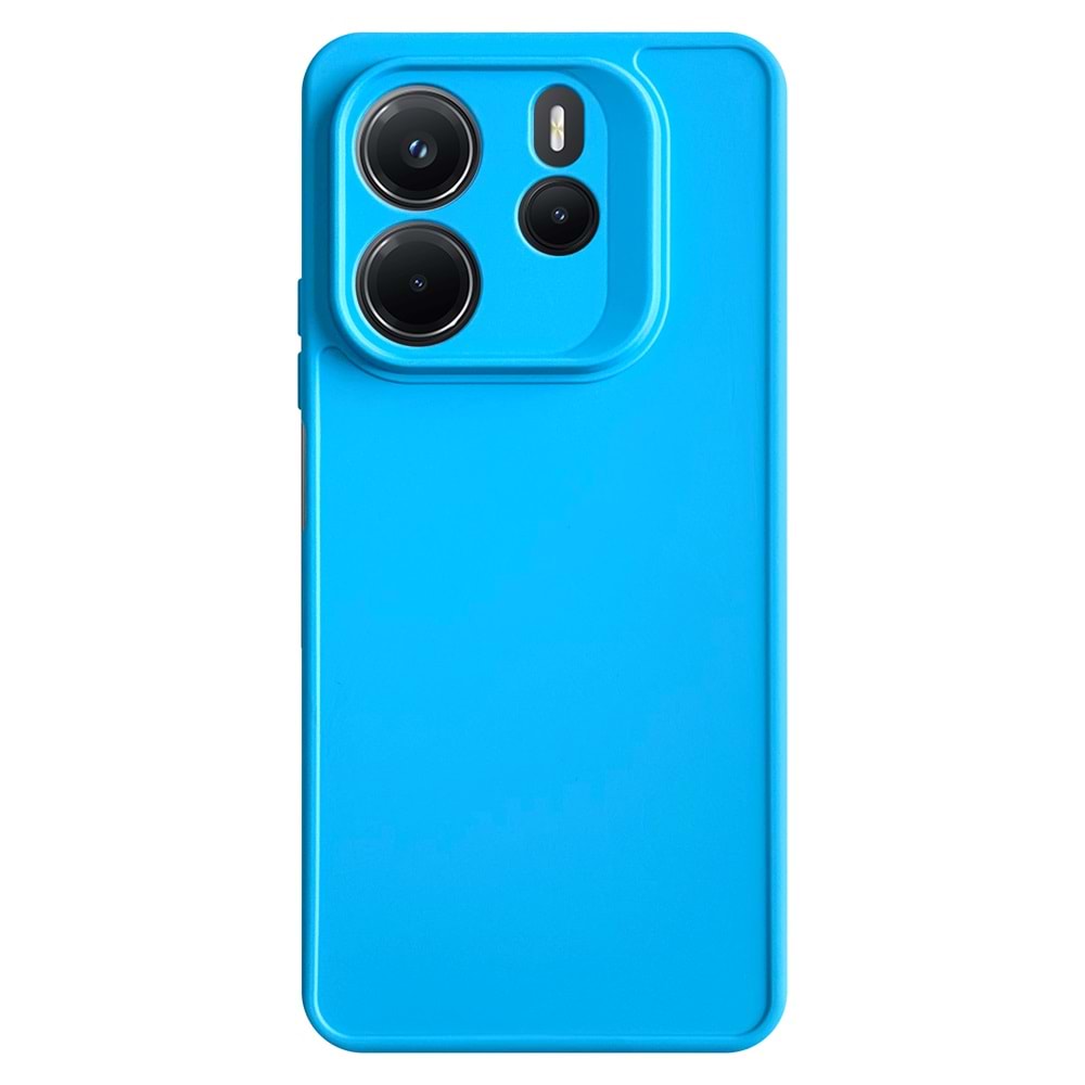 XİAOMİ REDMİ NOTE 14 5G RENK ATMAYAN KEEP SİLİKON KILIF - MAVI
