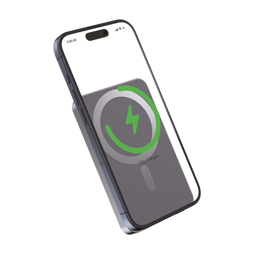 MT4620 5.000 MAH SLIM MAGSAFE UYUMLU 35W PD ŞARJ POWERBANK /60