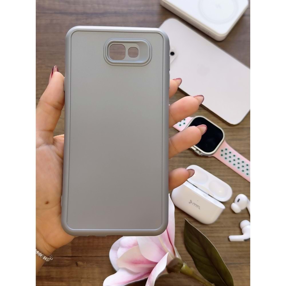 SAMSUNG J7 PRİME RENK ATMAYAN KEEP SİLİKON KILIF - GRI