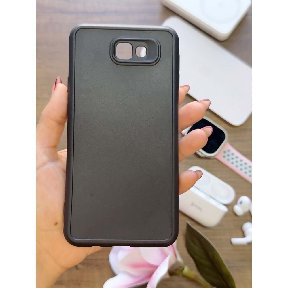 SAMSUNG J7 PRİME RENK ATMAYAN KEEP SİLİKON KILIF - SIYAH