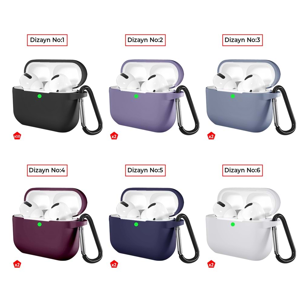 SOO-156 AİRPODS PRO 2.NESİL ASKILI RENKLİ KILIF /20