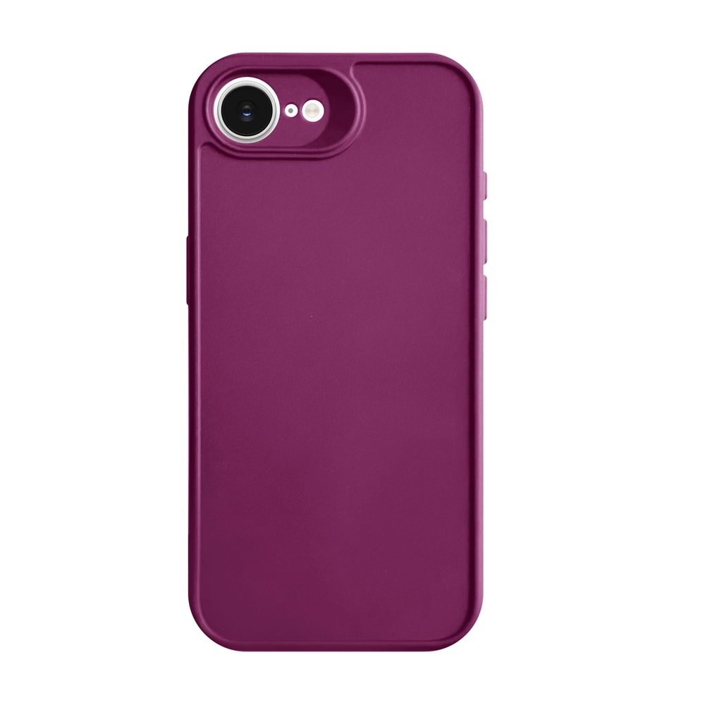 IPHONE 16E RENK ATMAYAN KEEP SİLİKON KILIF - MOR