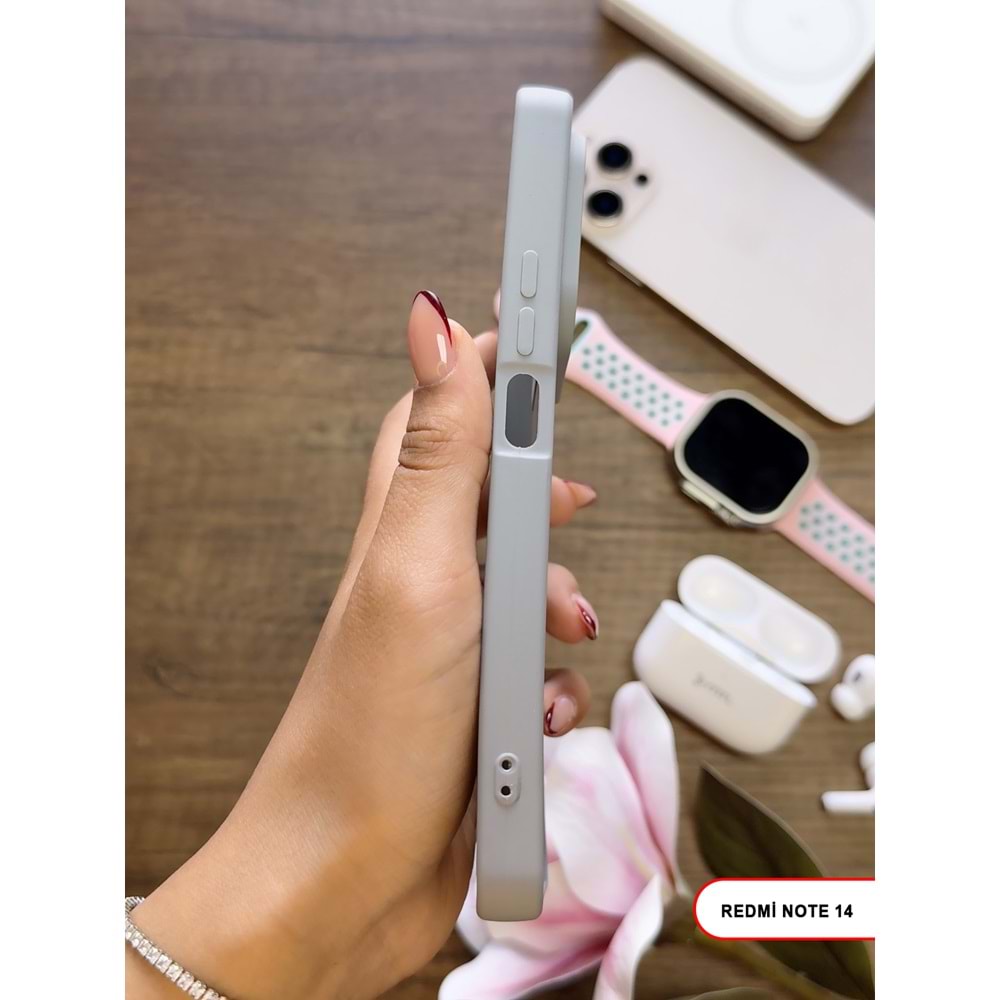 XİAOMİ REDMİ NOTE 14 4G RENK ATMAYAN KEEP SİLİKON KILIF - GRI