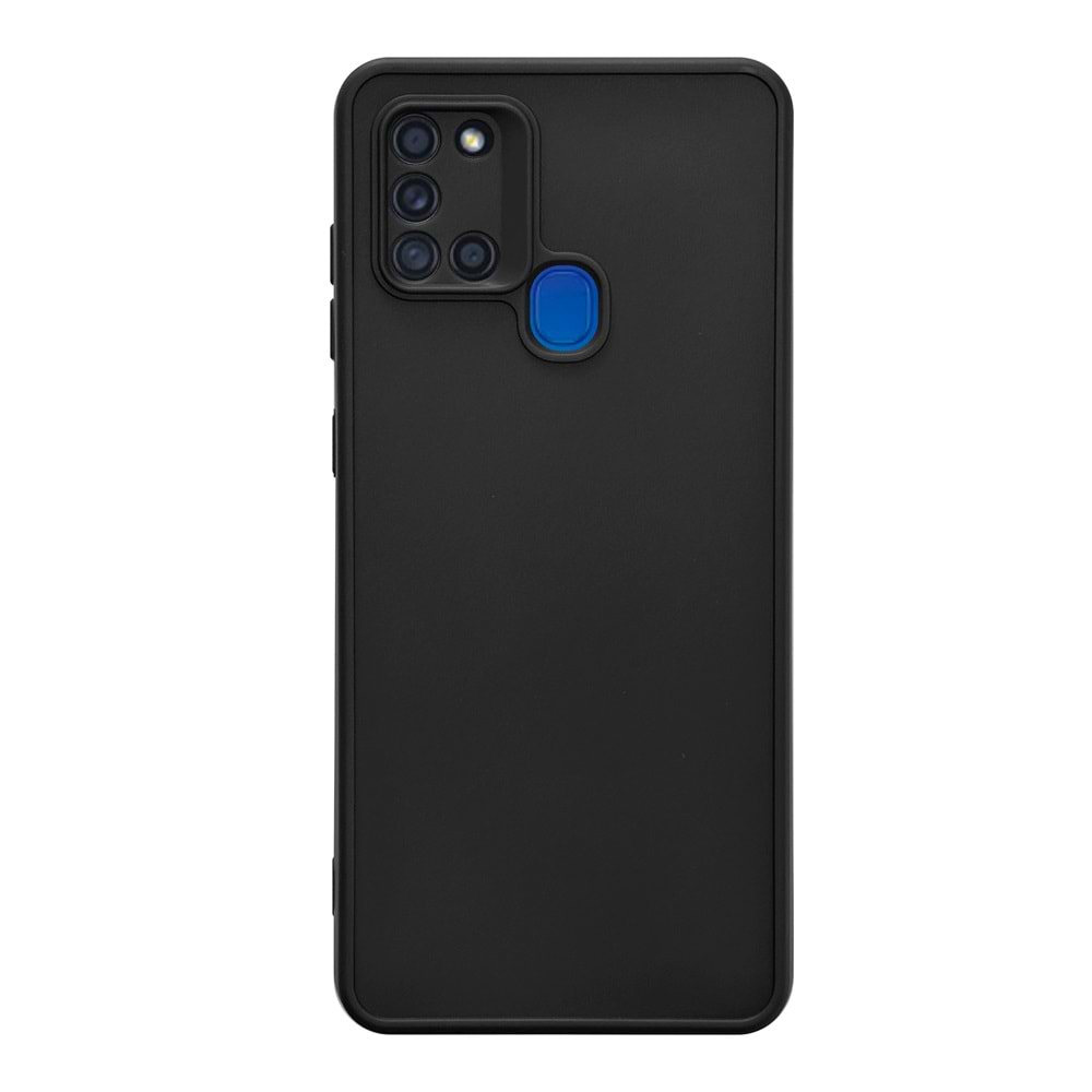 SAMSUNG A21S RENK ATMAYAN KEEP SİLİKON KILIF - SIYAH
