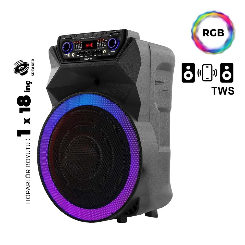 MEİRENDE MR-1810 18 İNÇ PARTYBOX KAREOKE BLUETOOTH SPEAKER