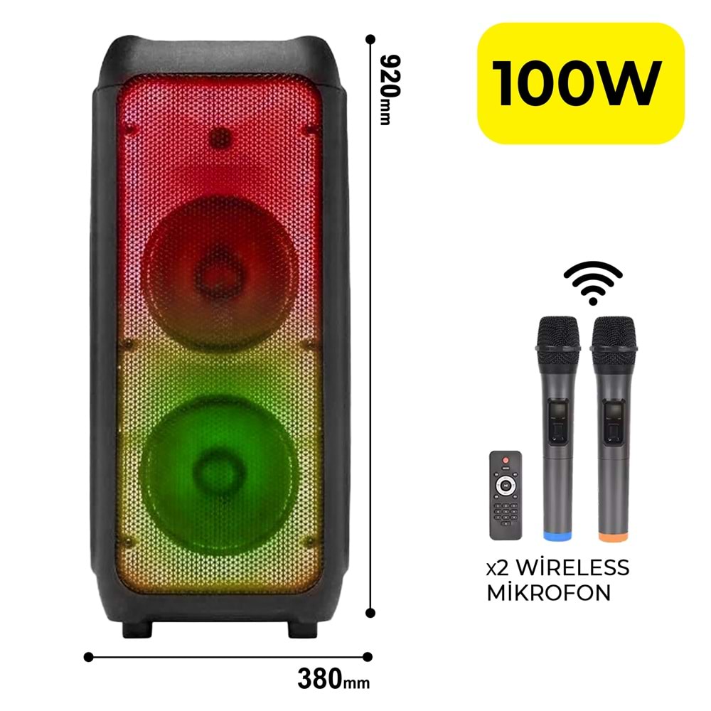 MEİRENDE MR-1010J PARTYBOX KAREOKE BLUETOOTH SPEAKER