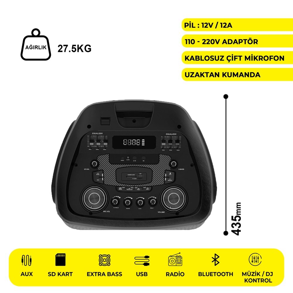 MRD-1515Q BT SES SİSTEMİ