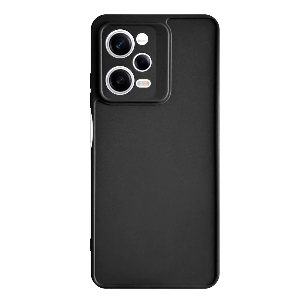 XİAOMİ REDMİ NOTE 12 PRO 5G RENK ATMAYAN KEEP SİLİKON KILIF - SIYAH