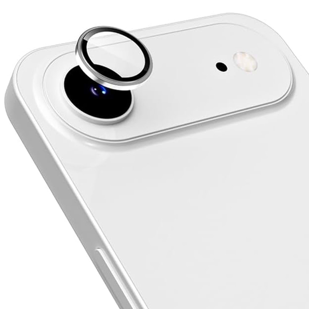 IPHONE 17 AİR SAFİR LENS KORUMA - SİLVER