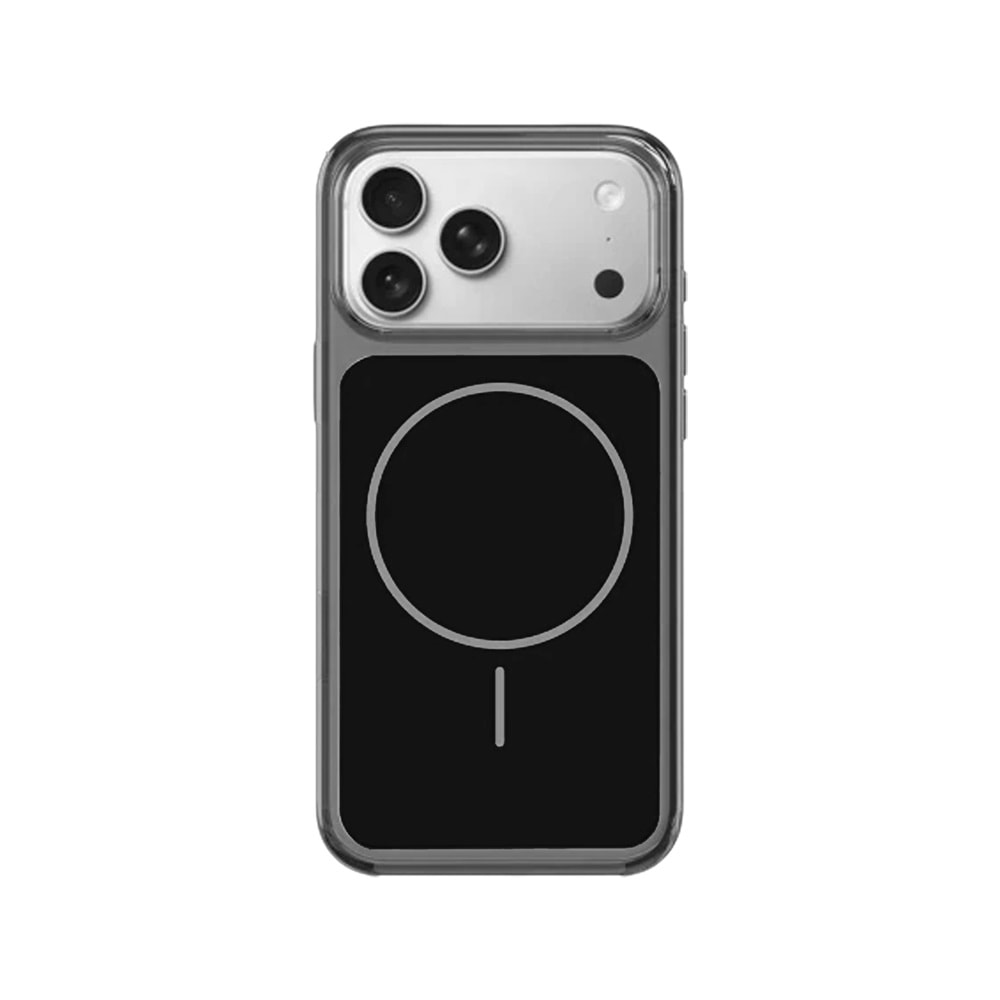 İPHONE 17 PRO MAGSAFE UYUMLU PREMİUM OVER SİLİKON TELEFON KILIF - SİYAH