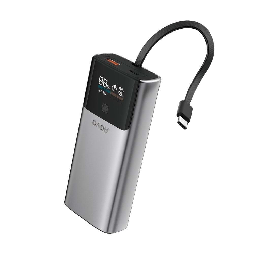 DADU DP-057 10.000 MAH / 36W TYPE-C DAHİLİ KABLOLU SÜPER FAST PD ŞARJ POWER BANK