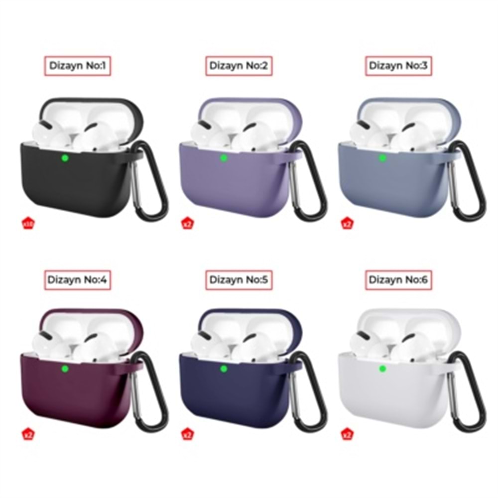 SOO-160 AİRPODS PRO 3.NESİL RENKLİ ASKILI KILIF /20