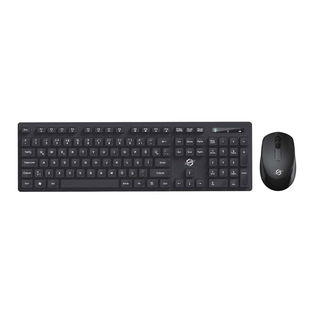 RB-307 WİRELESS KLAVYE & MOUSE SET /20 - SİYAH