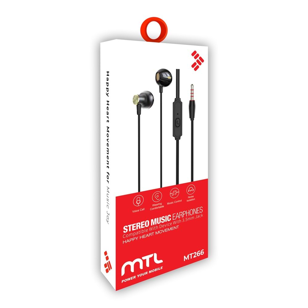MT266 3.5MM STEREO KABLOLU KULAKLIK /30/420