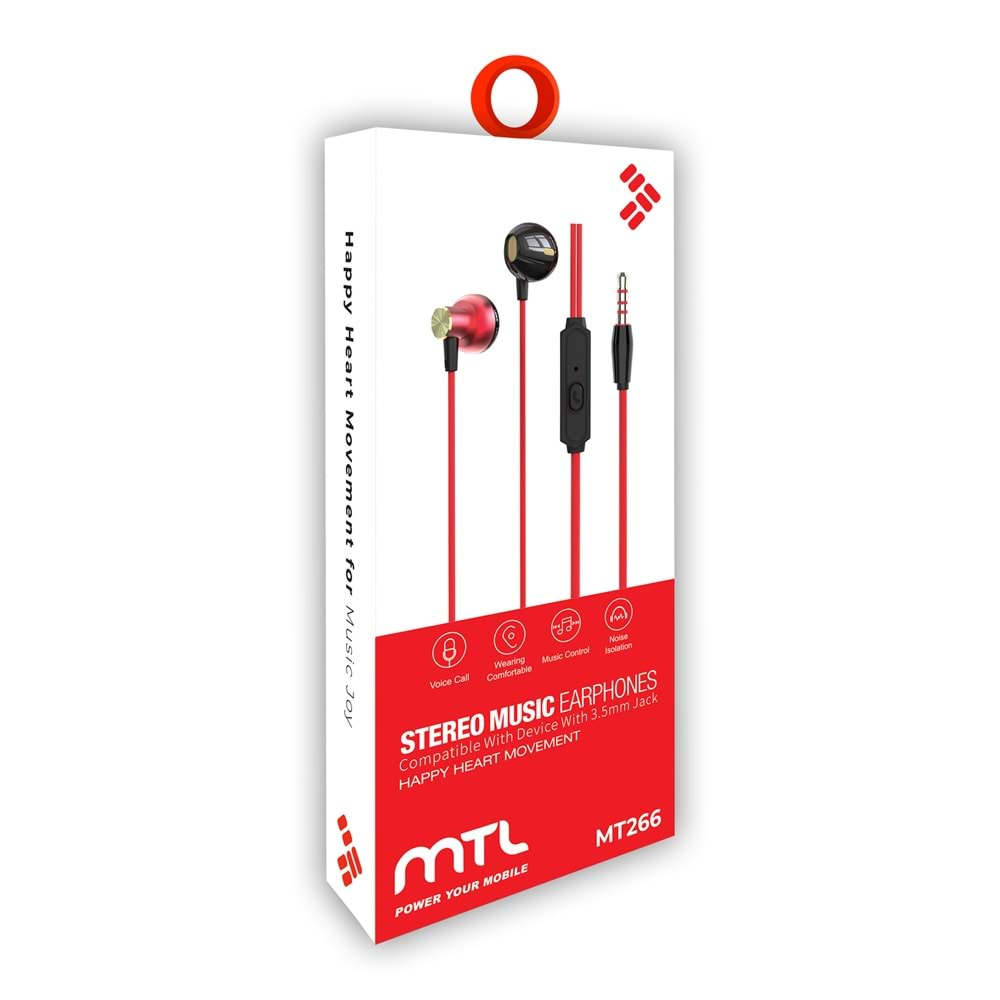 MT266 3.5MM STEREO KABLOLU KULAKLIK /30/420