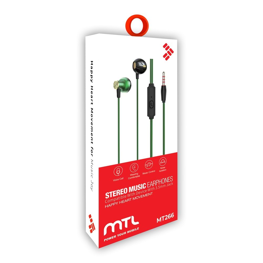 MT266 3.5MM STEREO KABLOLU KULAKLIK /30/420