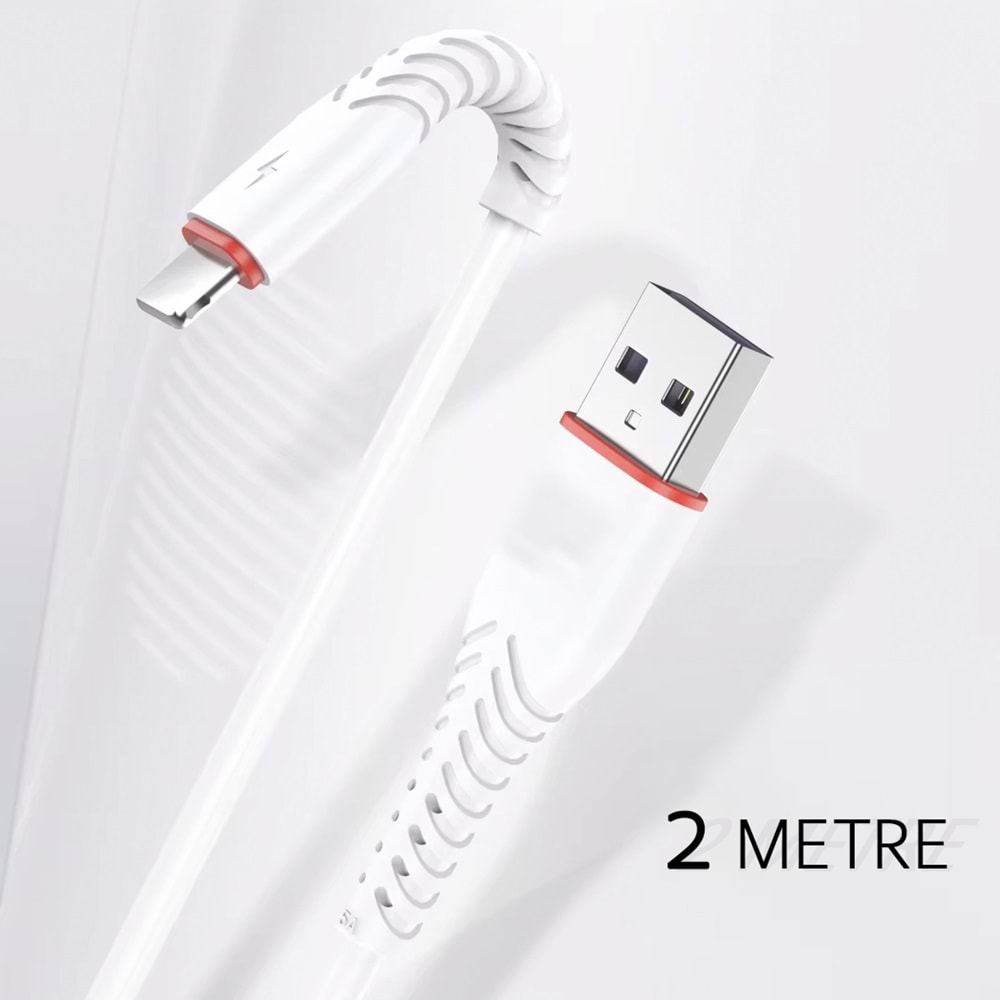 MT2022 3.4A 2METRE TYPE-C USB ŞARJ DATA KABLO /20/300