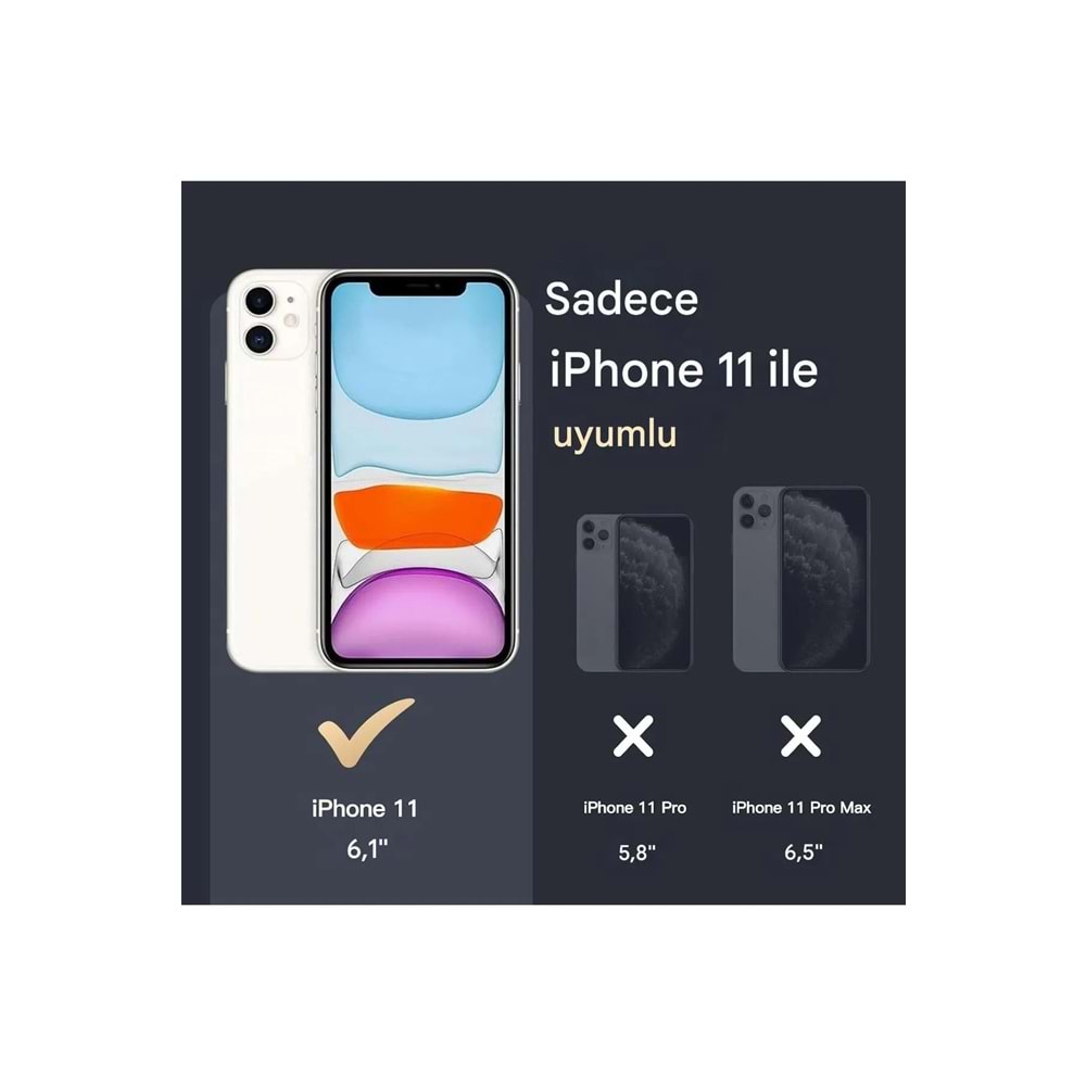 IPHONE 11 MTL SAFE SİLİKON