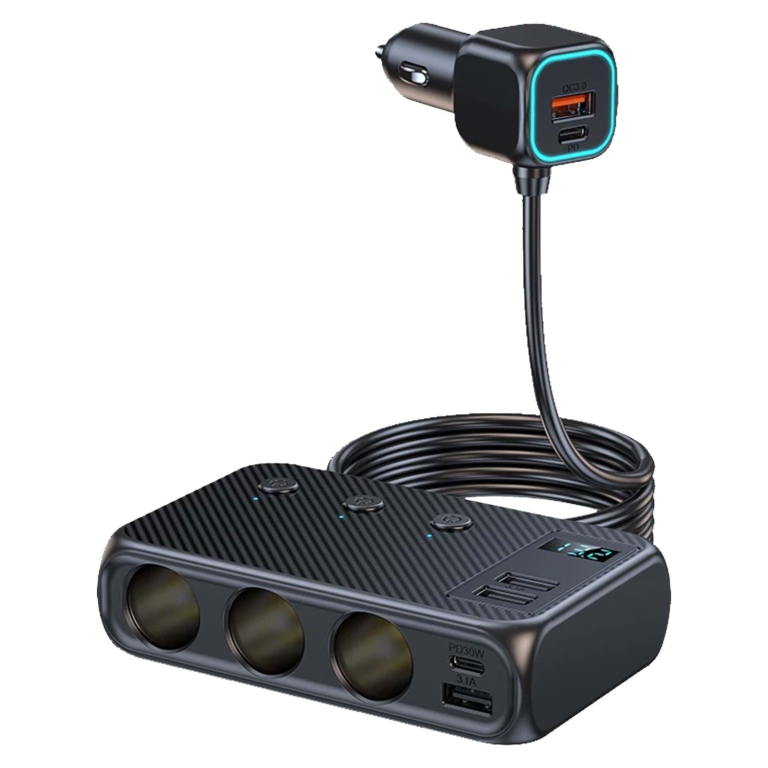 MT9875 – 171W Multi-Port Araç Şarj Adaptörü