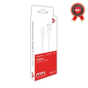 MT431 3.1A TYPE-C USB ŞARJ DATA KABLO /30/540