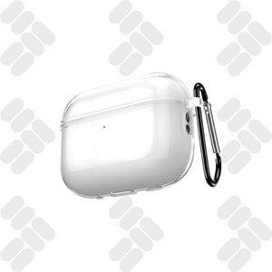 AİRPODS PRO 2 ŞEFFAF KANCALI SİLİKON KILIF