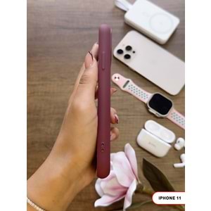 IPHONE 11 RENK ATMAYAN KEEP SİLİKON KILIF- EFLATUN