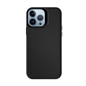 IPHONE 13 PRO MAX RENK ATMAYAN KEEP SİLİKON KILIF - SIYAH