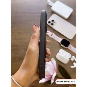 IPHONE 13 PRO MAX RENK ATMAYAN KEEP SİLİKON KILIF - SIYAH