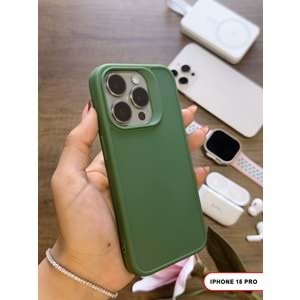 IPHONE 15 PRO RENK ATMAYAN KEEP SİLİKON KILIF - HAKI