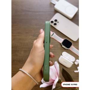 IPHONE 15 PRO RENK ATMAYAN KEEP SİLİKON KILIF - HAKI