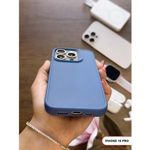 IPHONE 15 PRO RENK ATMAYAN KEEP SİLİKON KILIF - LACIVERT