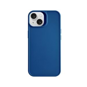 IPHONE 13/14 RENK ATMAYAN KEEP SİLİKON KILIF - LACIVERT
