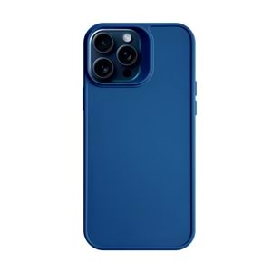 IPHONE 15 PRO MAX RENK ATMAYAN KEEP SİLİKON KILIF - LACIVERT