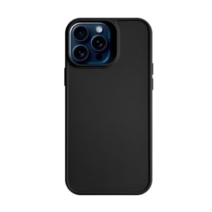 IPHONE 15 PRO MAX RENK ATMAYAN KEEP SİLİKON KILIF - SIYAH