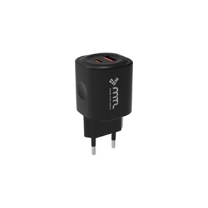 MT1725 25W QC4.0 SÜPER TURBO TYPE-C PORT+USB PORT ÇİFT GİRİŞ TYPE-C TYPE-C EV ŞARJ CİHAZI /10/150