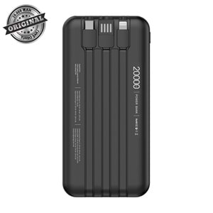 MT4320 20.000 MAH DAHİLİ KABLOLU 22,5 WATT TURBO ŞARJ POWERBANK /40