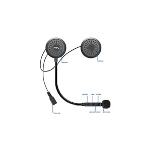 MT962 MOTORSİKLET KASK İÇİ BLUETOOTH KULAKLIK /10/100