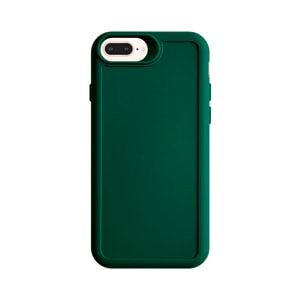 IPHONE 6/7/8 PLUS RENK ATMAYAN KEEP SİLİKON KILIF - HAKI