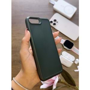 IPHONE 6/7/8 PLUS RENK ATMAYAN KEEP SİLİKON KILIF - HAKI