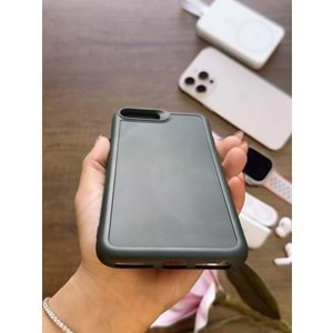 IPHONE 6/7/8 PLUS RENK ATMAYAN KEEP SİLİKON KILIF - HAKI