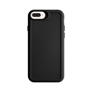 IPHONE 6/7/8 PLUS RENK ATMAYAN KEEP SİLİKON KILIF - SIYAH