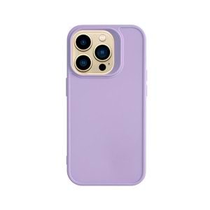 IPHONE 13 PRO RENK ATMAYAN KEEP SİLİKON KILIF - LILA