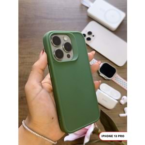 IPHONE 13 PRO RENK ATMAYAN KEEP SİLİKON KILIF - HAKI