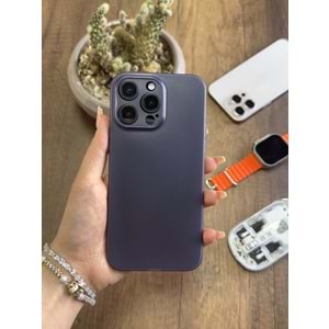 IPHONE 15 PRO MAX SÜPER İNCE MAT MTL ULTRA THİN SİLİKON KILIF