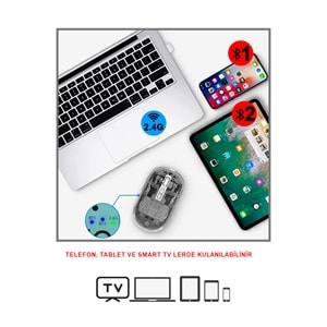 MT8119 BLUETOOTH & WİRELESS 3 in 1 MOUSE /100