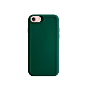 IPHONE 6 / 7 / 8 / SE 2021 / SE 2022 RENK ATMAYAN KEEP SİLİKON KILIF - HAKI